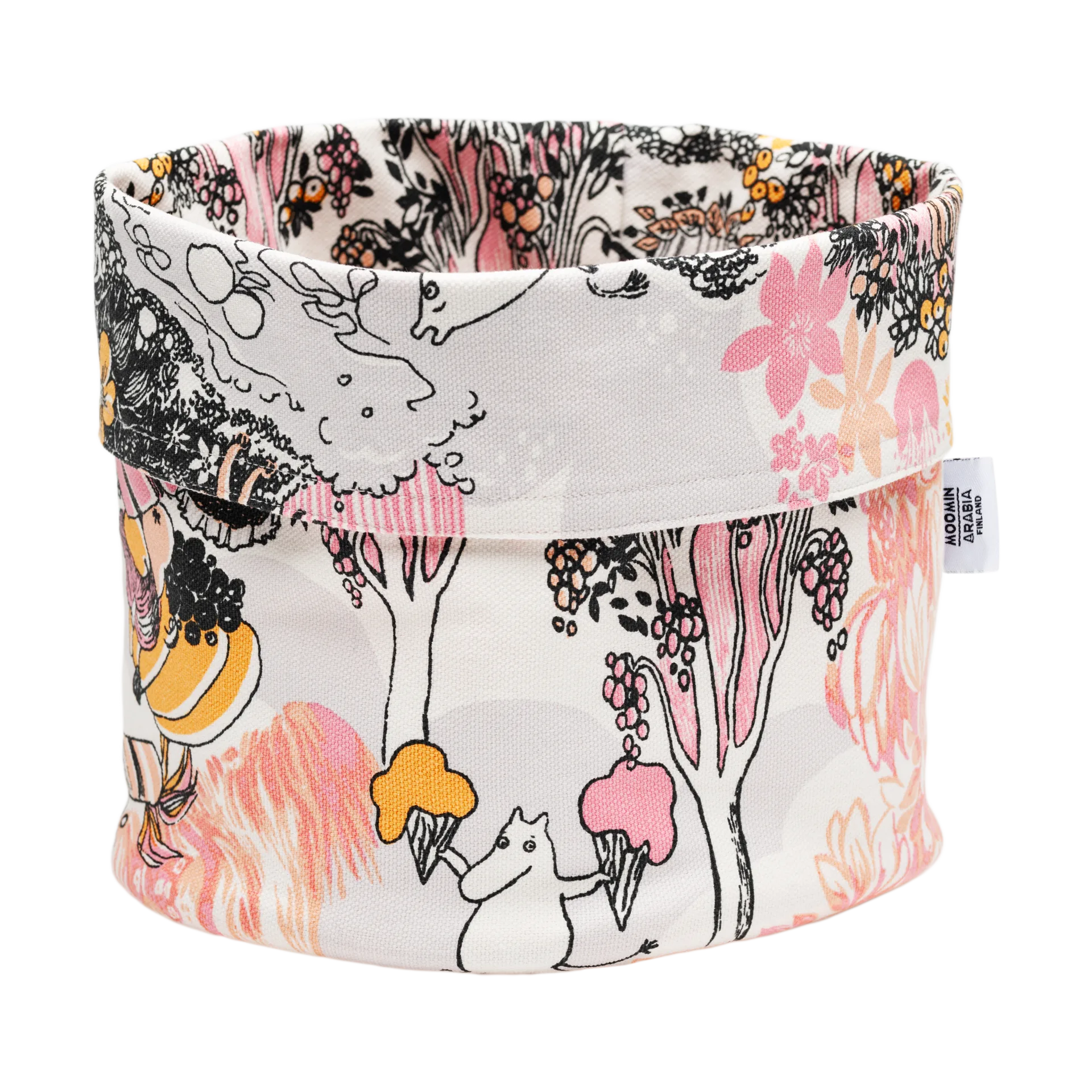 Mumin förvaringskorg Ø20x24 cm, Rosa Moomin Arabia