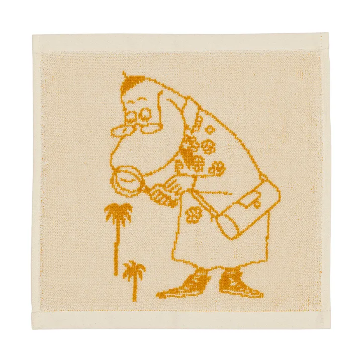 Mumin handduk 25x25 cm - Hemulen, ockra - Moomin Arabia