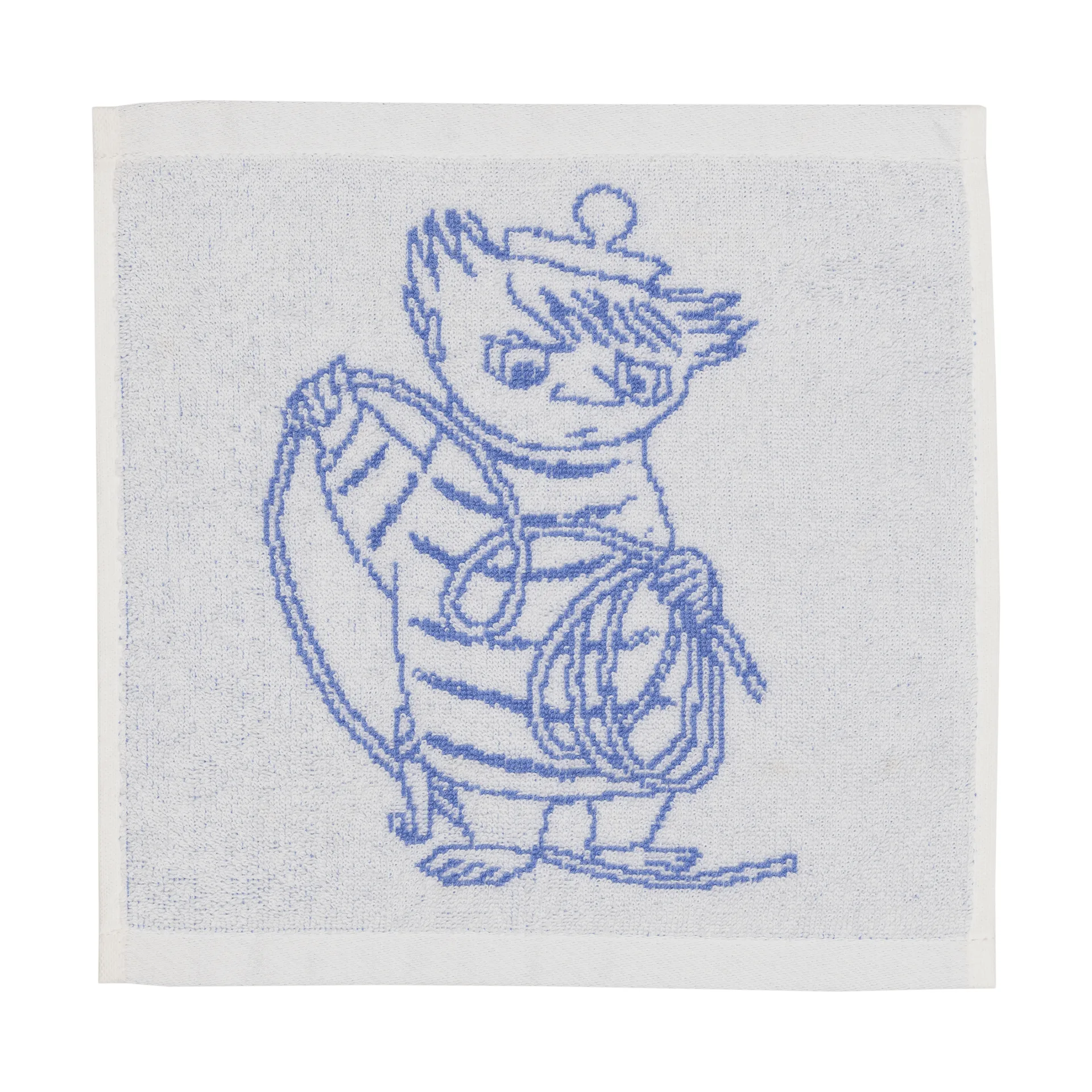 Mumin handduk 25x25 cm, Too-ticky, blå Moomin Arabia Mumin handduk 25x25 cm, Too-ticky, blå Moomin Arabia