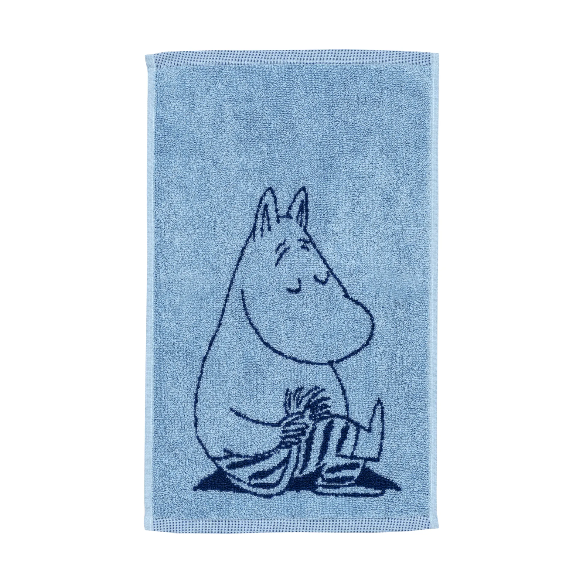 Mumin handduk 30x50 cm, Mumintrollet marinblå Moomin Arabia