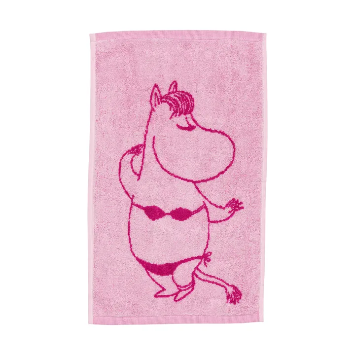 Mumin handduk 30x50 cm - Snorkfröken rosa - Moomin Arabia