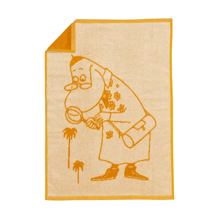 Mumin handduk 50x70 cm - Hemulen, ockra - Moomin Arabia