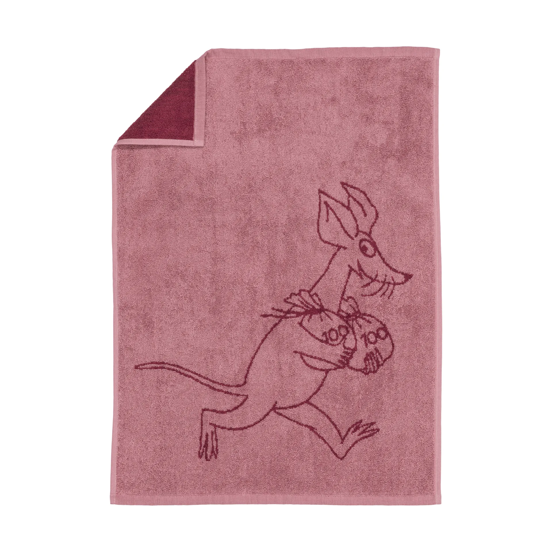 Mumin handduk 50x70 cm, Sniff, malva Moomin Arabia