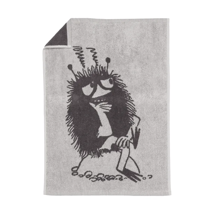 Mumin handduk 50x70 cm - Stinky, grå - Moomin Arabia