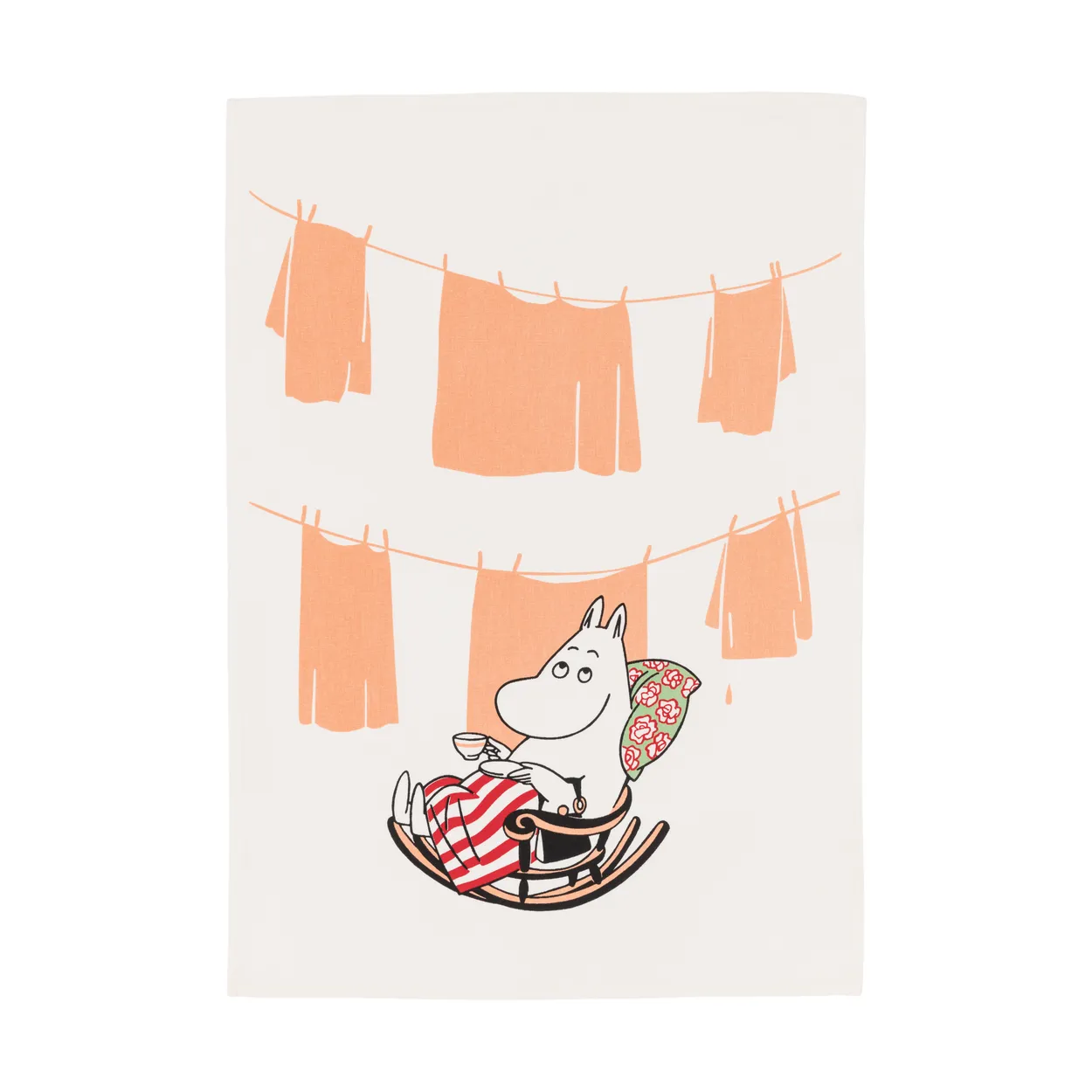 Alternativ bild 0 för Moomin Arabia Mumin kökshandduk Muminmamma 50x70 cm