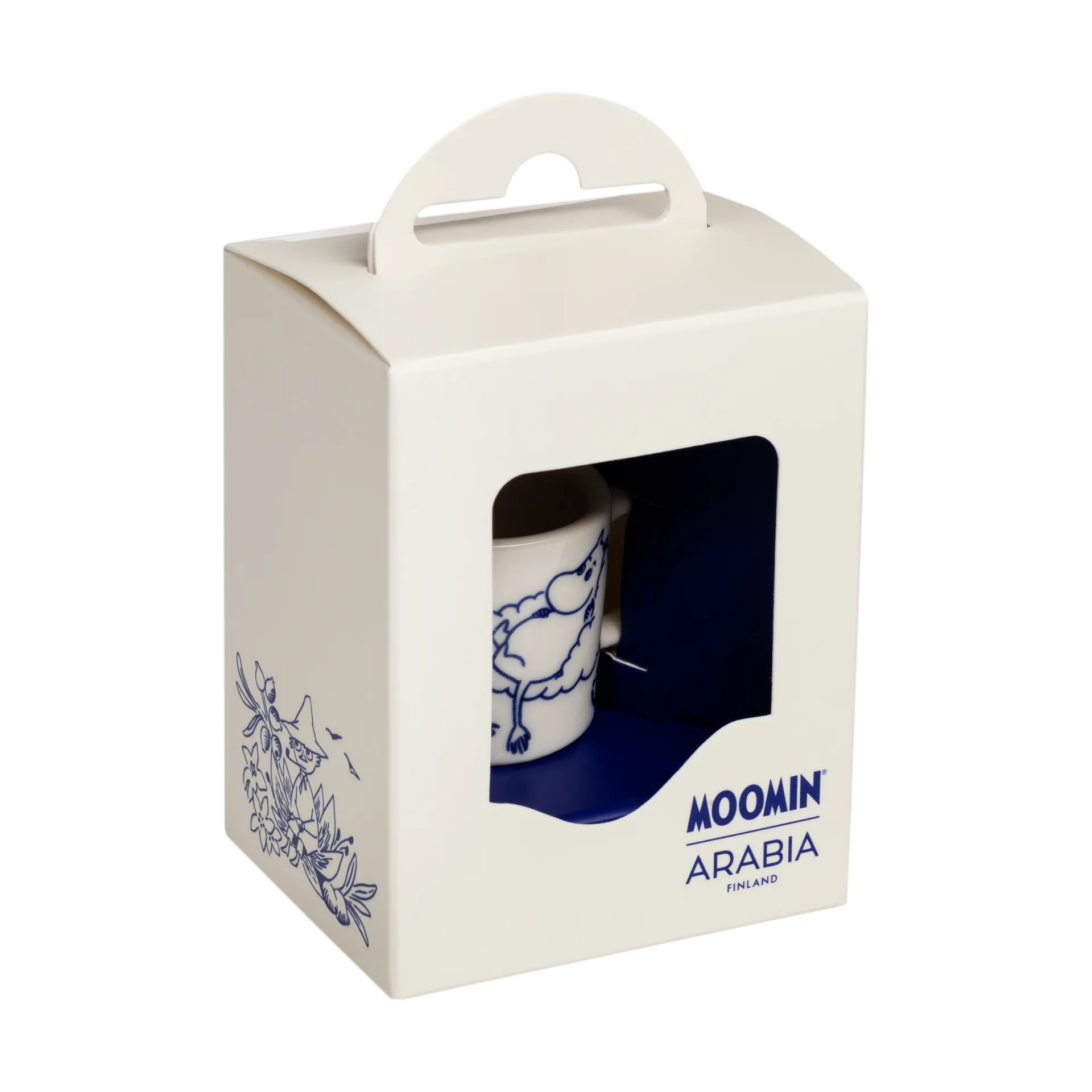 Mumin mini mugg, Mumintrollet box, 12 mm Moomin Arabia