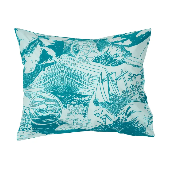 Mumin örngott 50x60 cm - Segling - Moomin Arabia