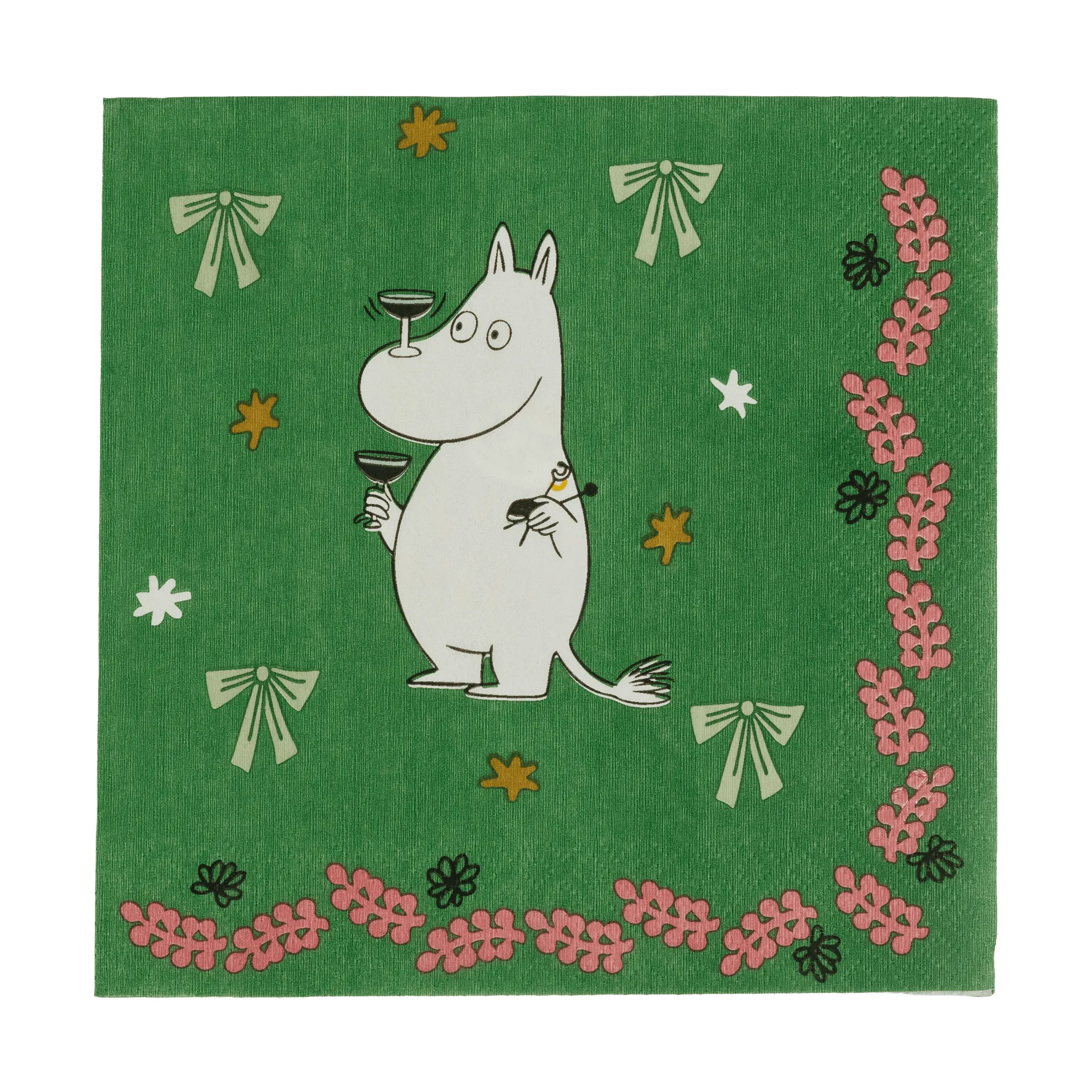 Mumin pappersservett, Kärleksgåva, 33x33 cm, 20-pack Moomin Arabia
