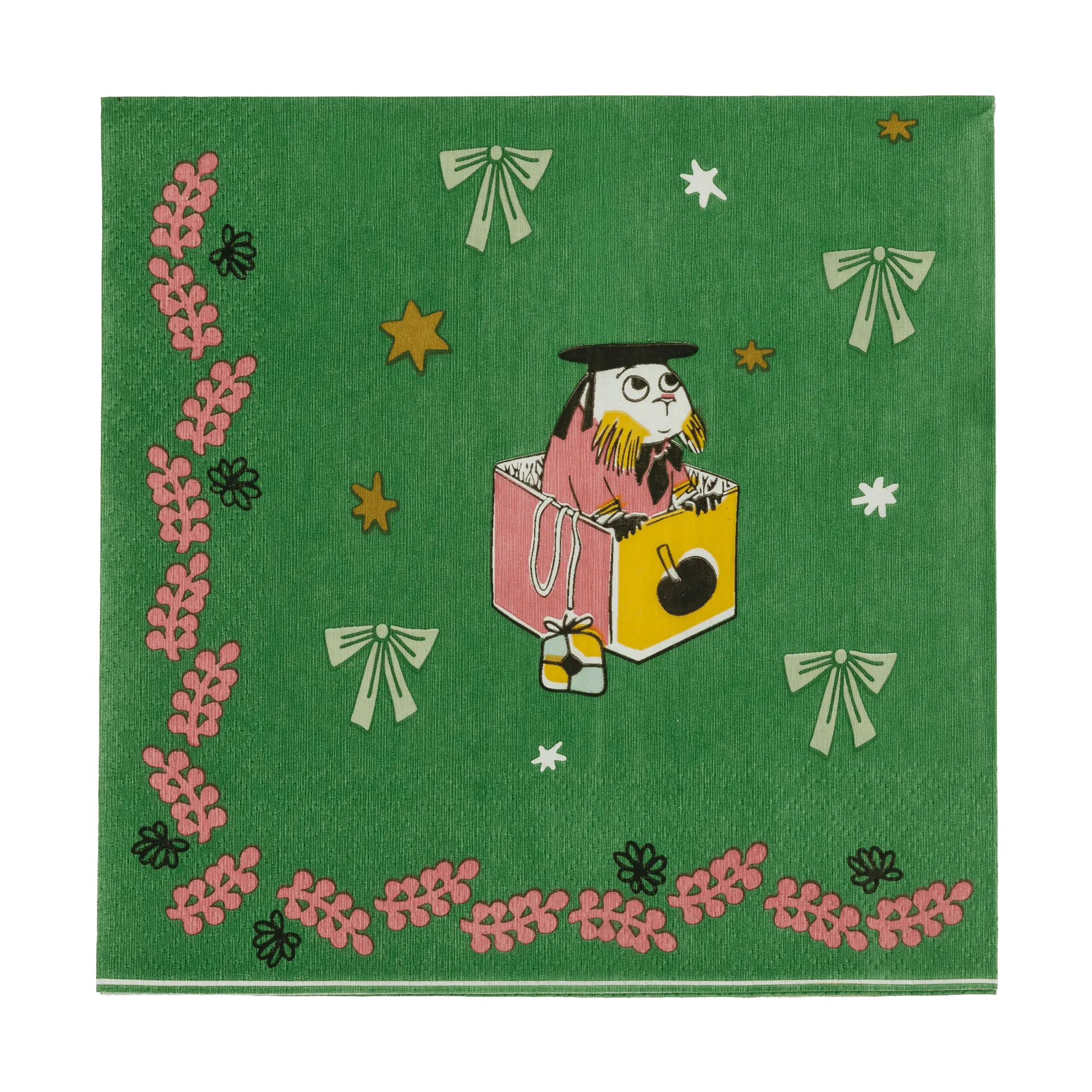 Mumin pappersservett, Kärleksgåva, 33x33 cm, 20-pack Moomin Arabia