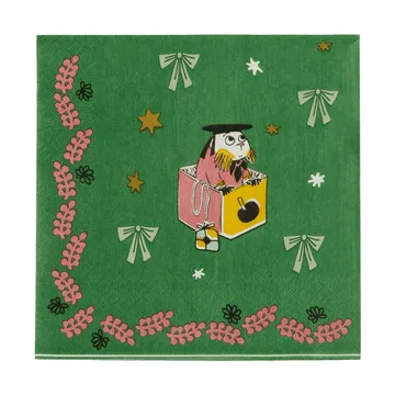Mumin pappersservett - Kärleksgåva, 33x33 cm, 20-pack - Moomin Arabia