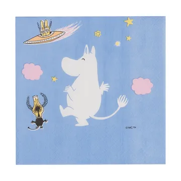 Mumin pappersservett - Rymdäventyr, 20-pack - Moomin Arabia