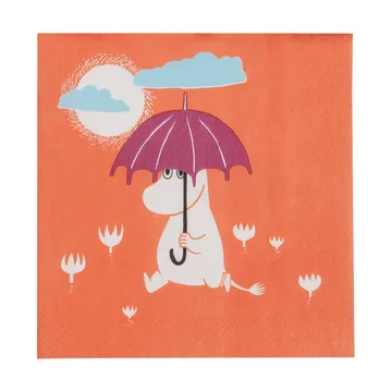 Mumin pappersservett - Under paraplyet, 20-pack - Moomin Arabia