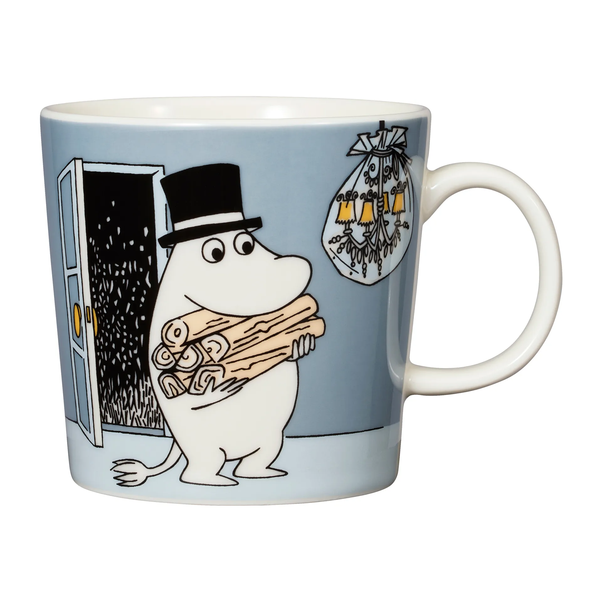 Muminpappa Muminmugg 30 cl, Grå Moomin Arabia
