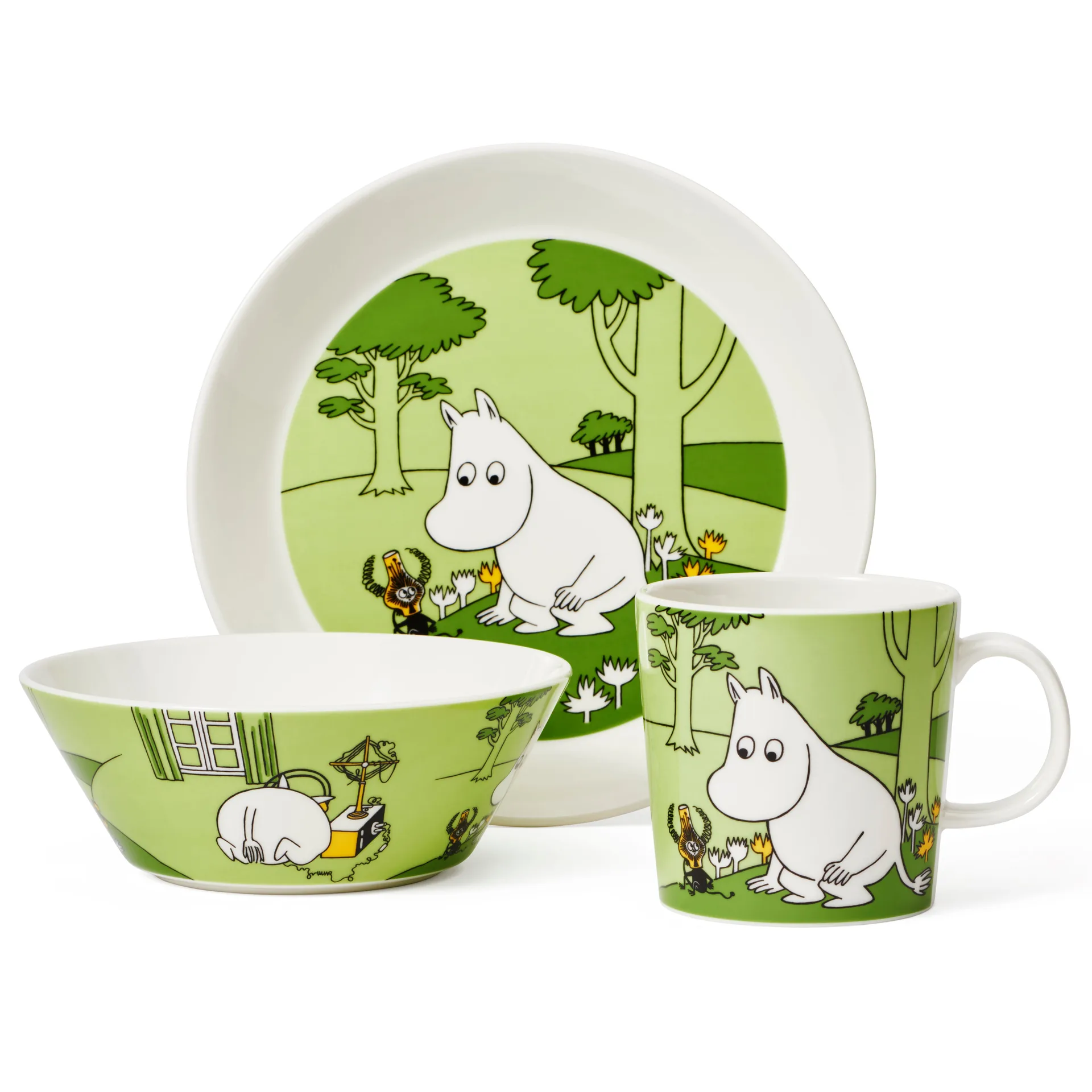 Mumintrollet Muminmugg, Gräsgrön Moomin Arabia