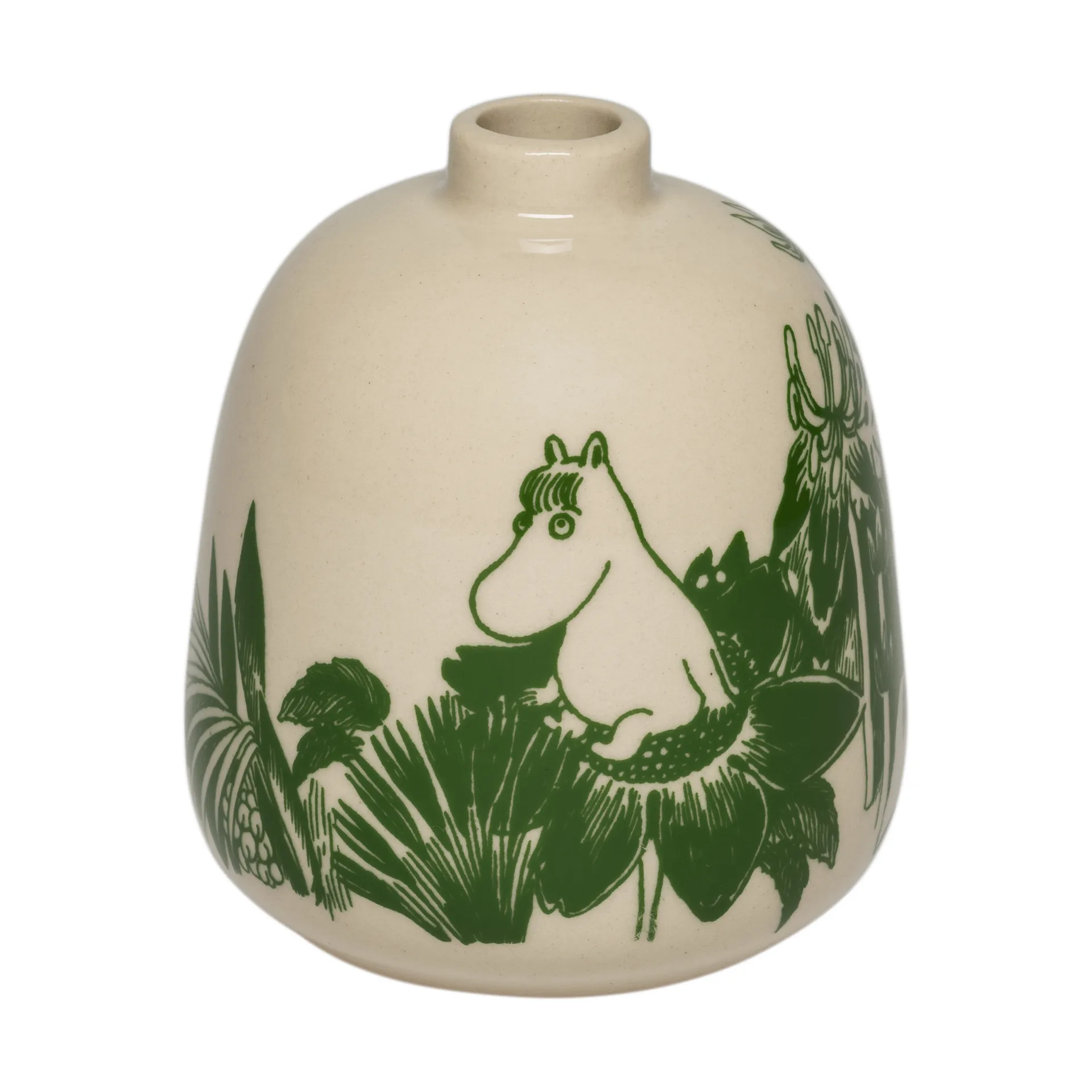Mystikens skog Mumin vas, Grön, 8,3 cm Moomin Arabia