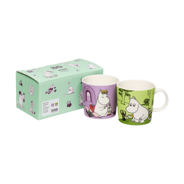 Snorkförken & Mumintrollet muminmugg 2 delar - 30 cl - Moomin Arabia
