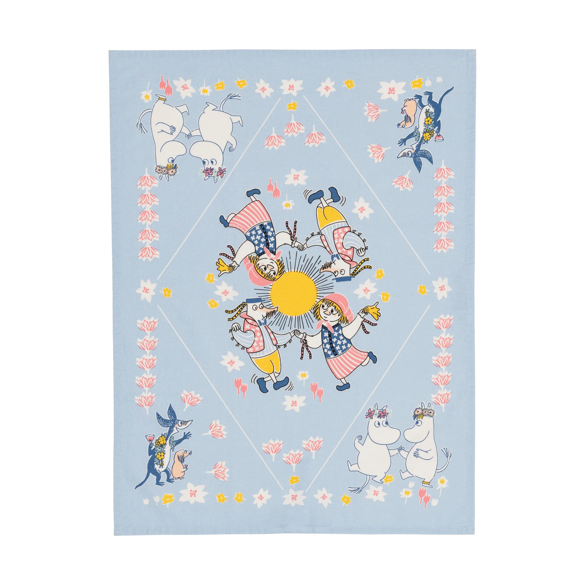 Sommardans Mumin kökshandduk, 50x70 cm Moomin Arabia