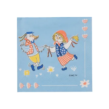 Sommardans Mumin pappersservett 33 cm - 20-pack - Moomin Arabia