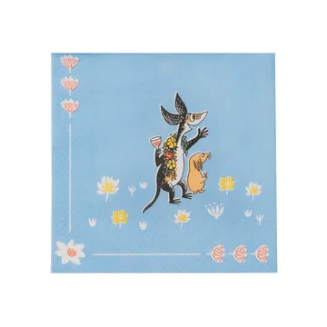 Sommardans Mumin pappersservett 33 cm - 20-pack - Moomin Arabia