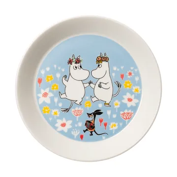 Sommardans Mumin tallrik - Ø19 cm - Moomin Arabia