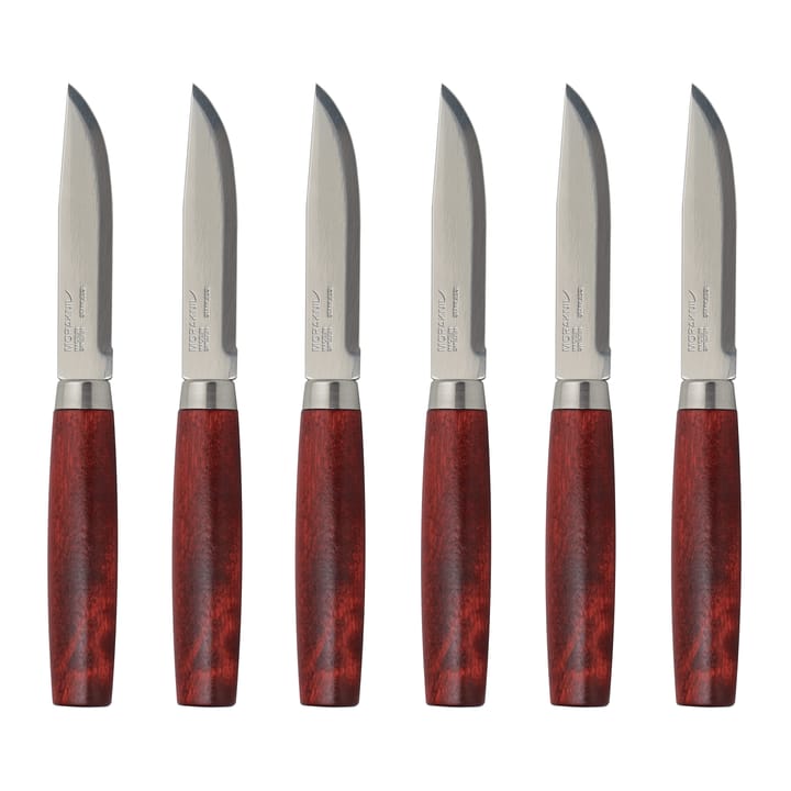 Morakniv Classic Steak Knife 6-pack, Röd Morakniv