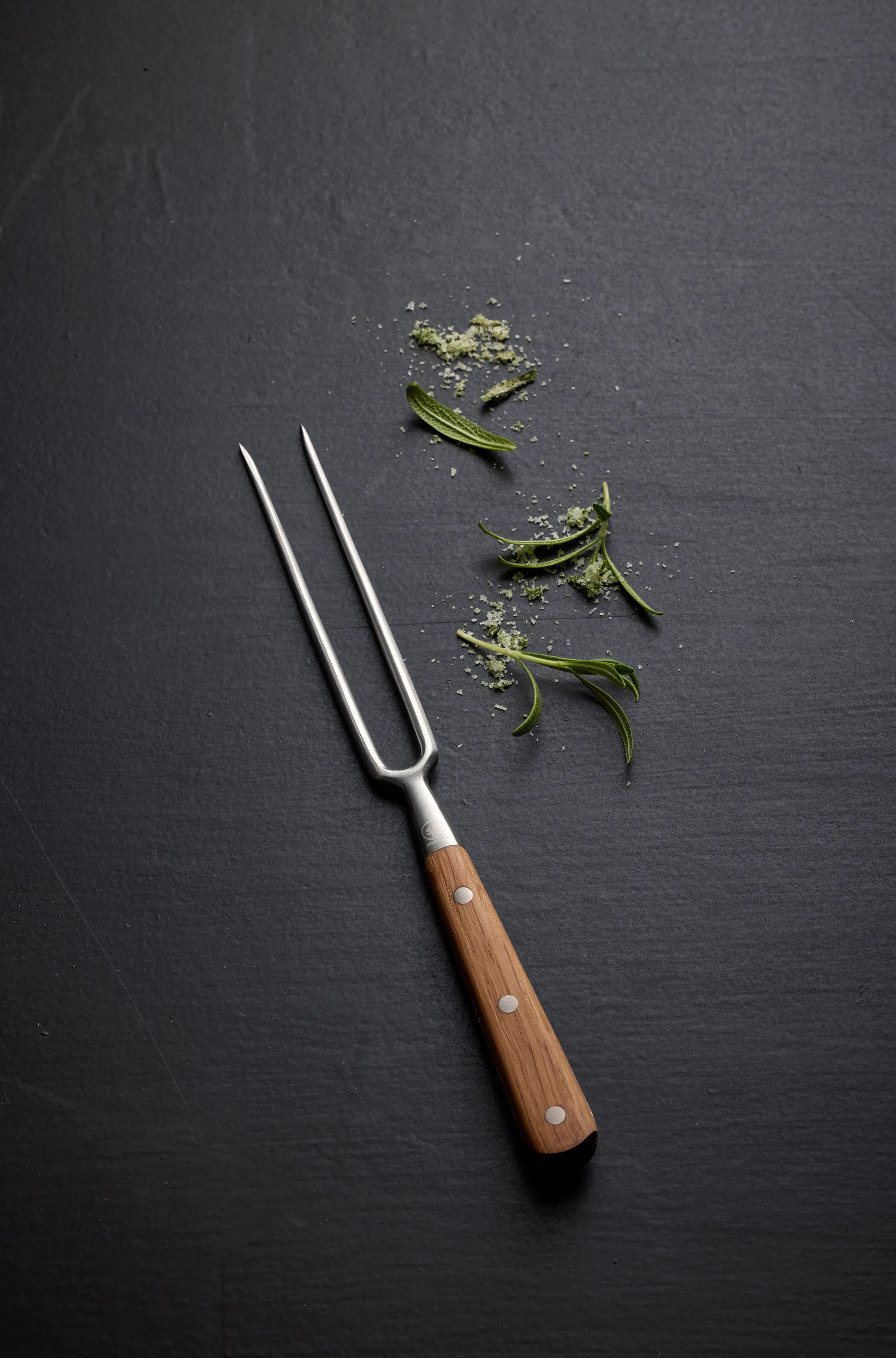 Foresta stekgaffel 28 cm, Rostfritt stål-ek Morsø