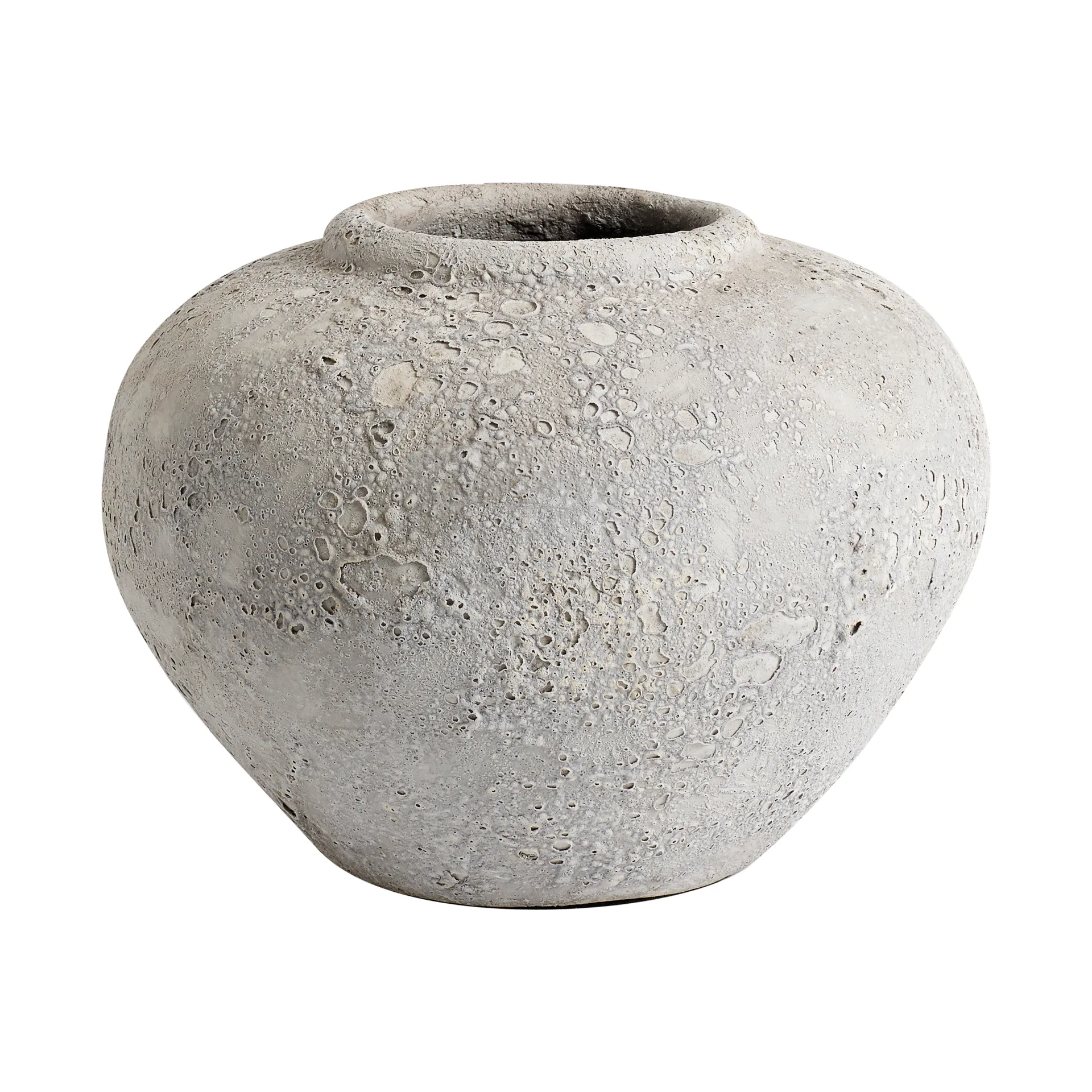 Luna kruka Ø25 cm h18 cm, Grå MUUBS