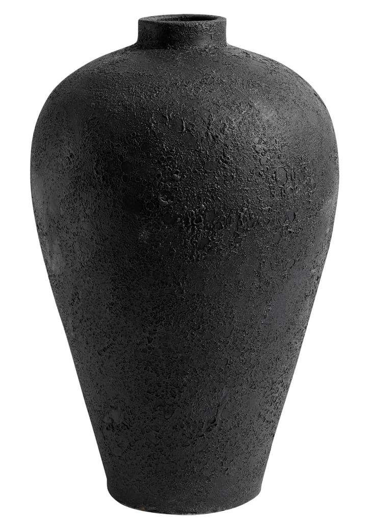 Luna kruka 60x35cm, Svart-terracotta MUUBS