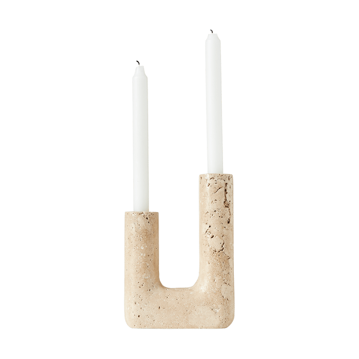 Minerva ljusstake 20 cm - Creme - MUUBS