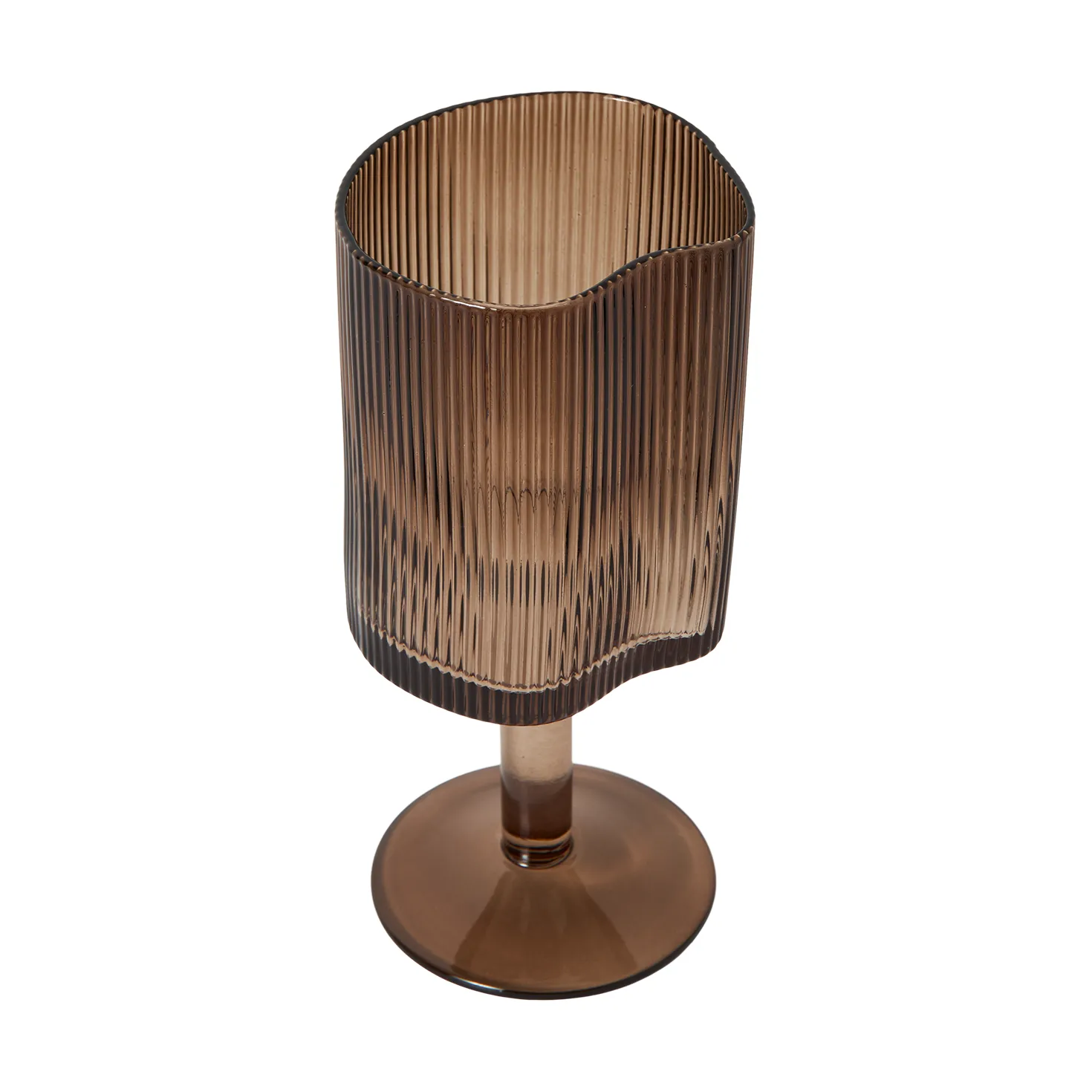 Ripe rödvinsglas 29,5 cl, Smoked brown MUUBS