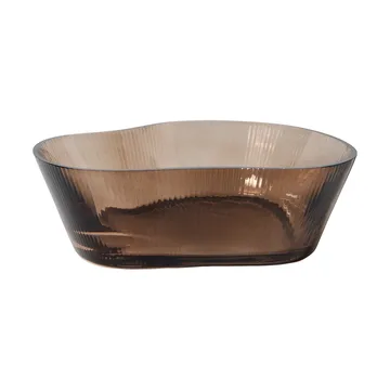 Ripe skål - Smoked brown, Ø17,5x5 cm - MUUBS