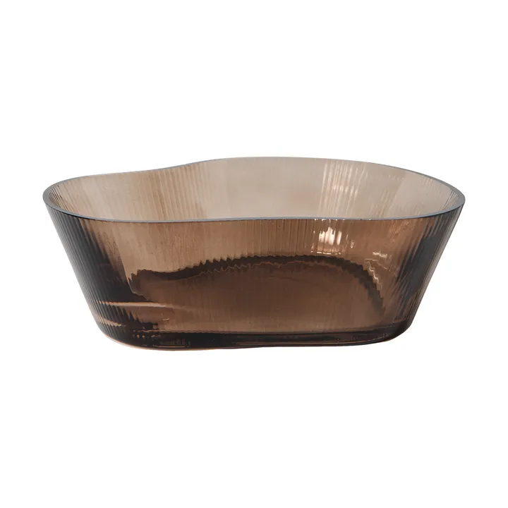 Ripe skål - Smoked brown, Ø17,5x5 cm - MUUBS
