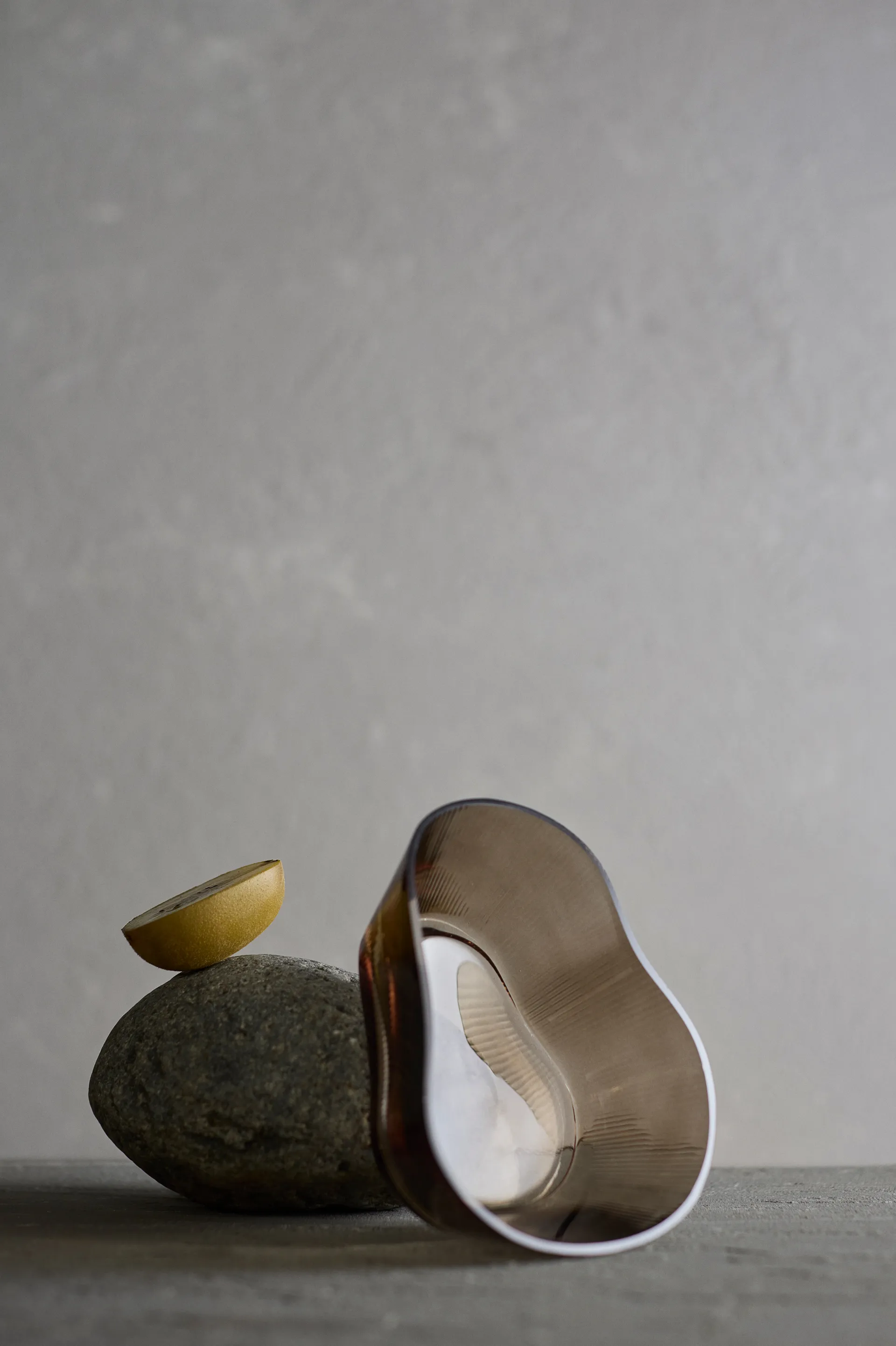 Ripe skål, Smoked brown, Ø17,5x5 cm MUUBS