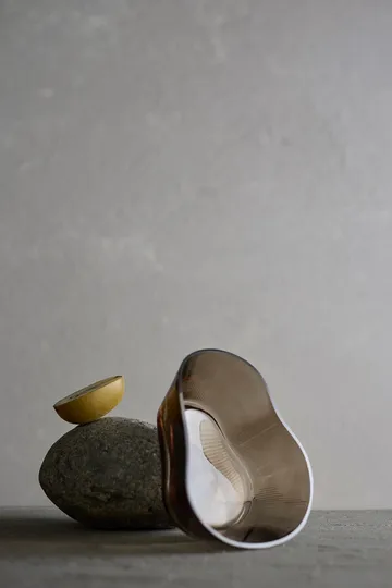 Ripe skål - Smoked brown, Ø17,5x5 cm - MUUBS