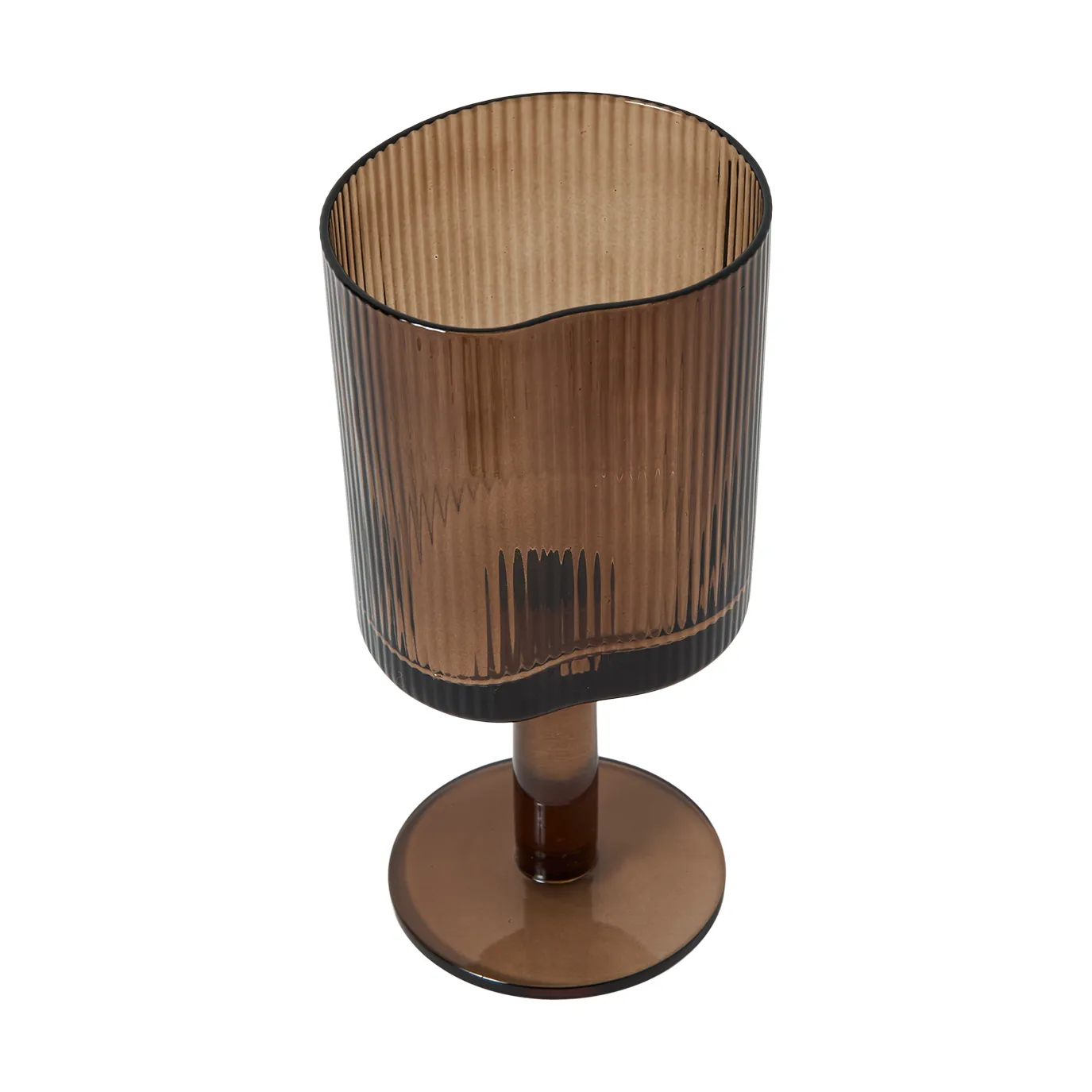 Ripe vitvinsglas 21 cl, Smoked brown MUUBS