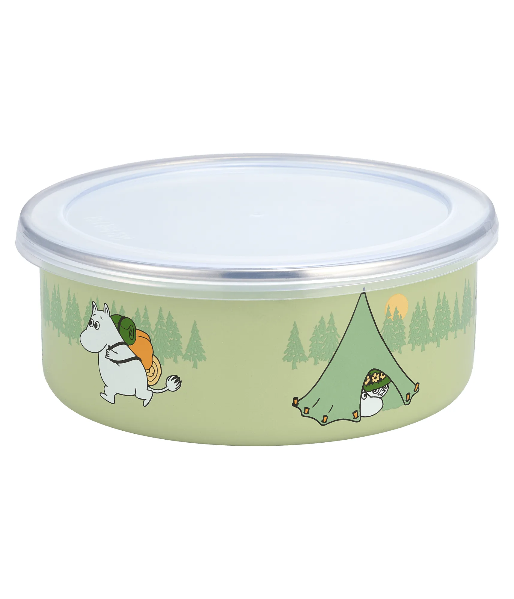 Campers Mumin emaljburk med lock, 0,8 L Muurla