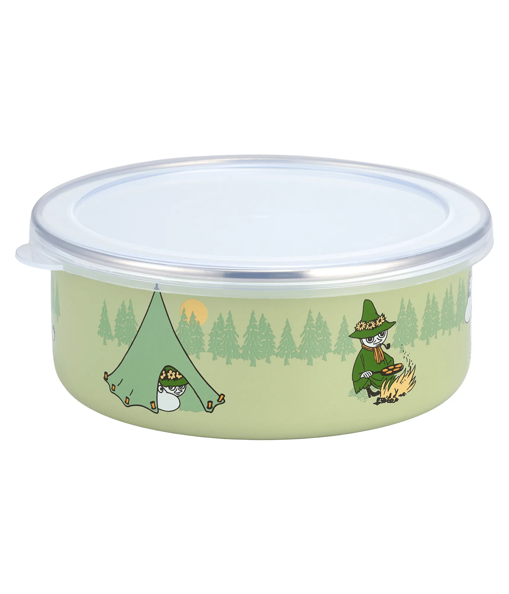 Campers Mumin emaljburk med lock, 0,8 L Muurla