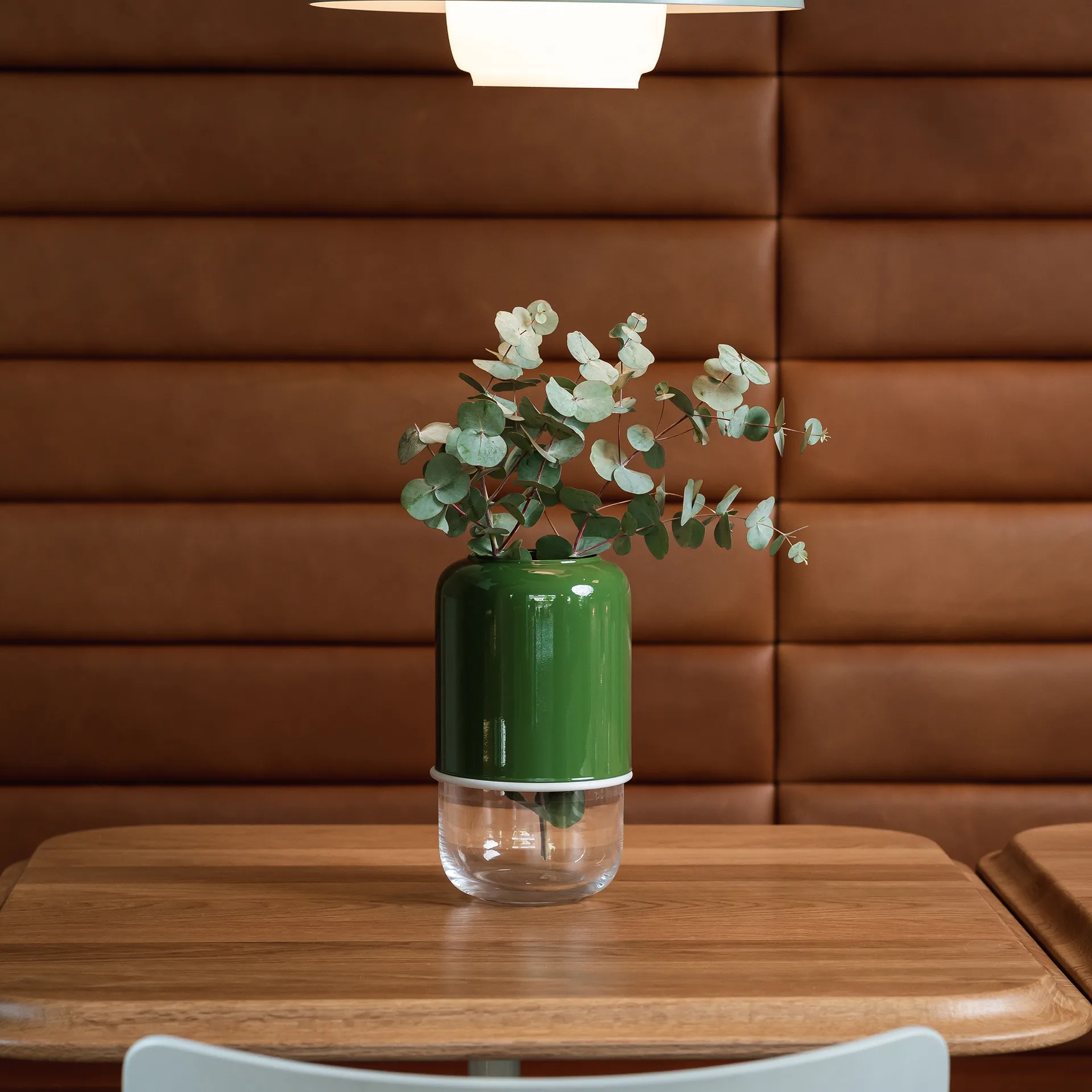 Capsule justerbar vas 18-28 cm, Grön-klar Muurla