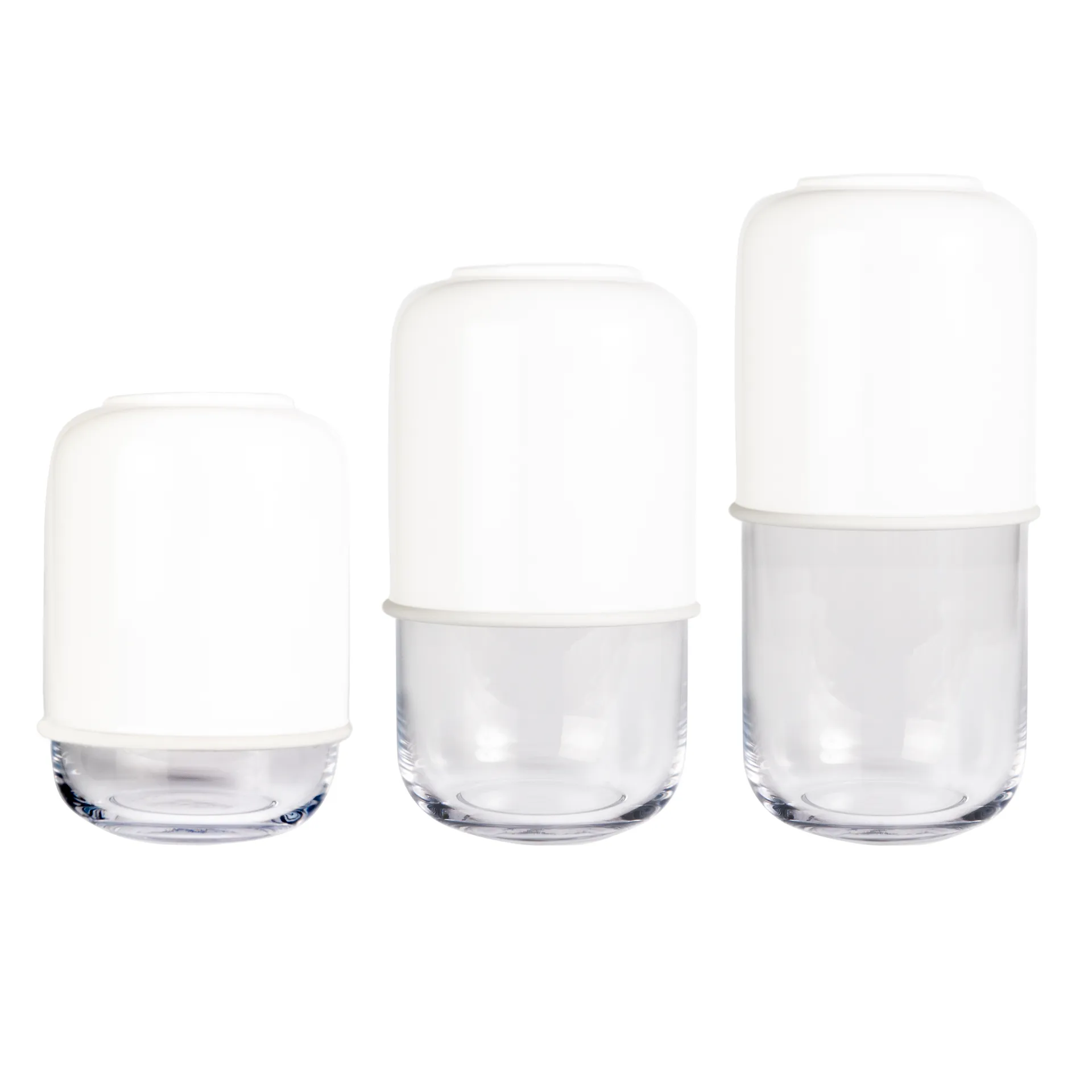 Capsule justerbar vas 18-28 cm, Gul-klar Muurla