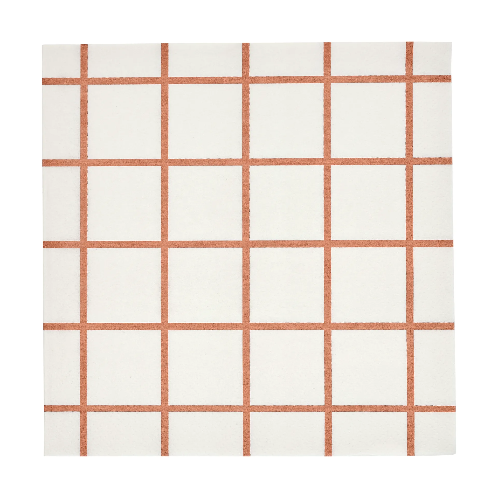 Check & Stripes pappersservett 33x33 cm 20-pack, Beige Muurla