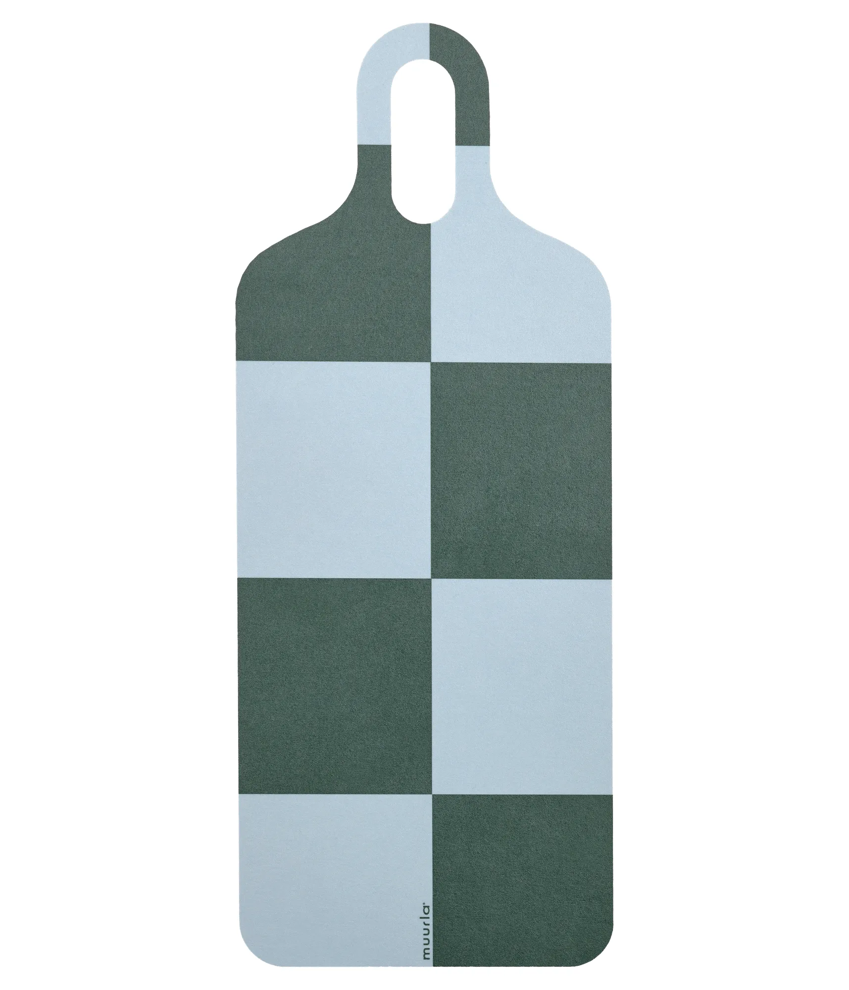Checks & Stripes bricka 13x33 cm, Brown-pink-green Muurla
