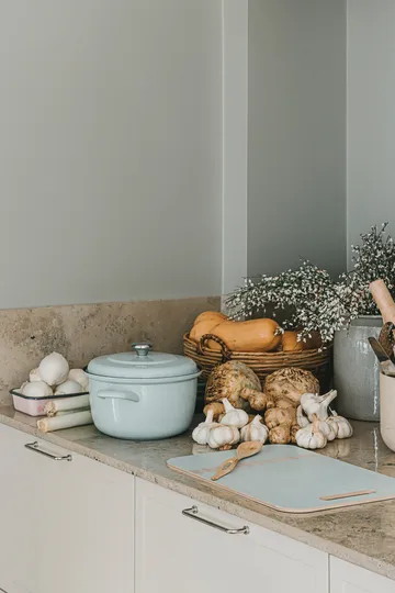 Chop & Serve Vappu bricka 30x44 cm - Björk-Grön - Muurla