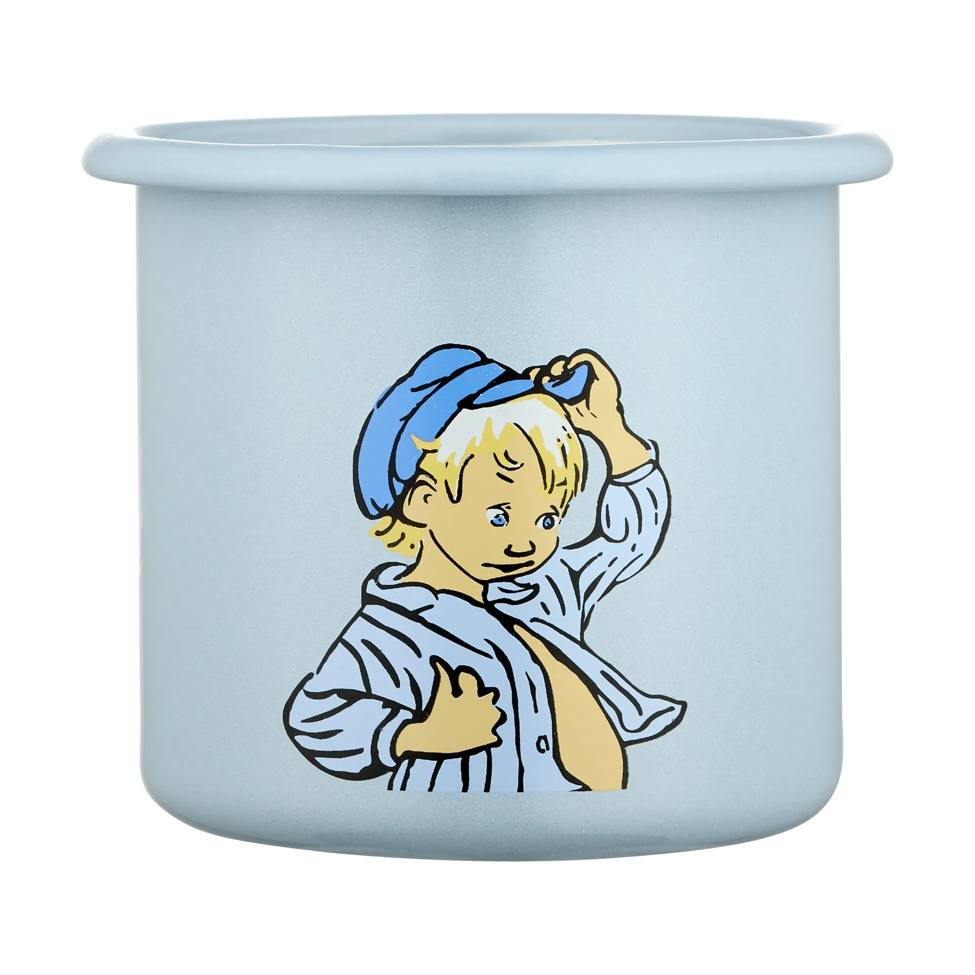 Emil i Lönneberga emaljmugg 2,5 dl, Emil Muurla