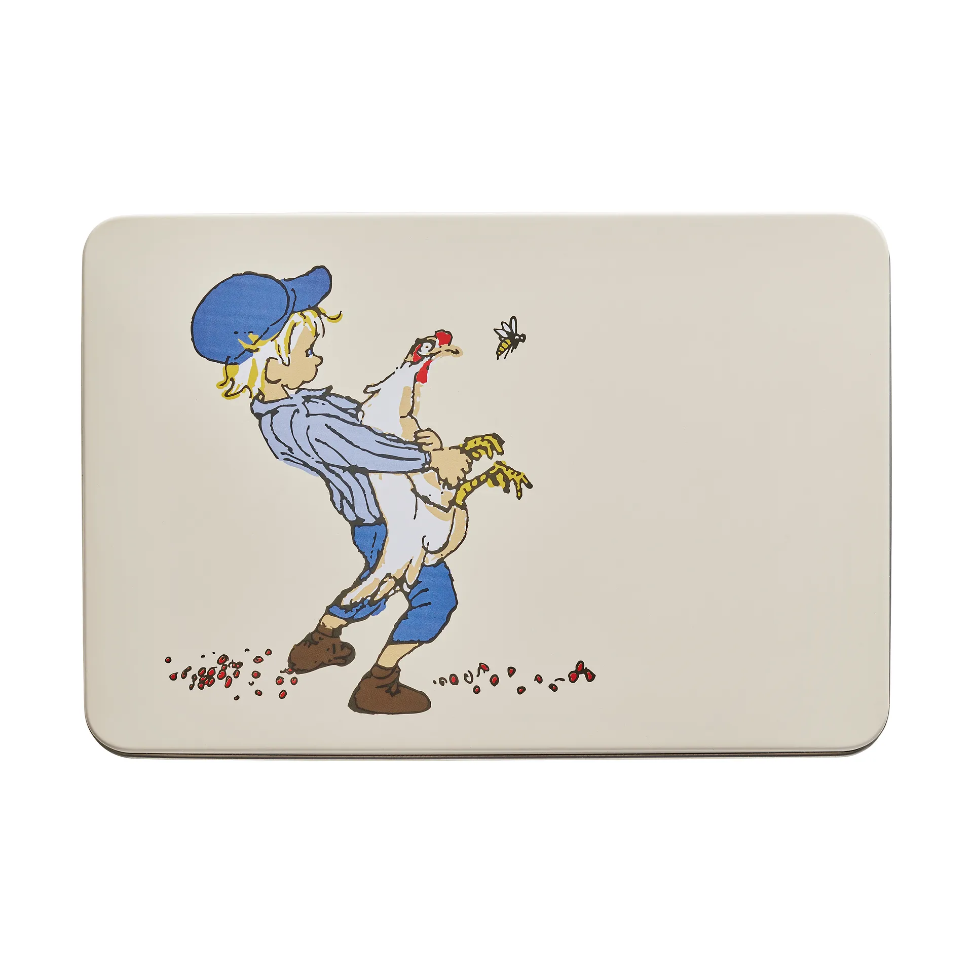 Emil plåtburk 18x12x6 cm, Cluck Cluck Muurla