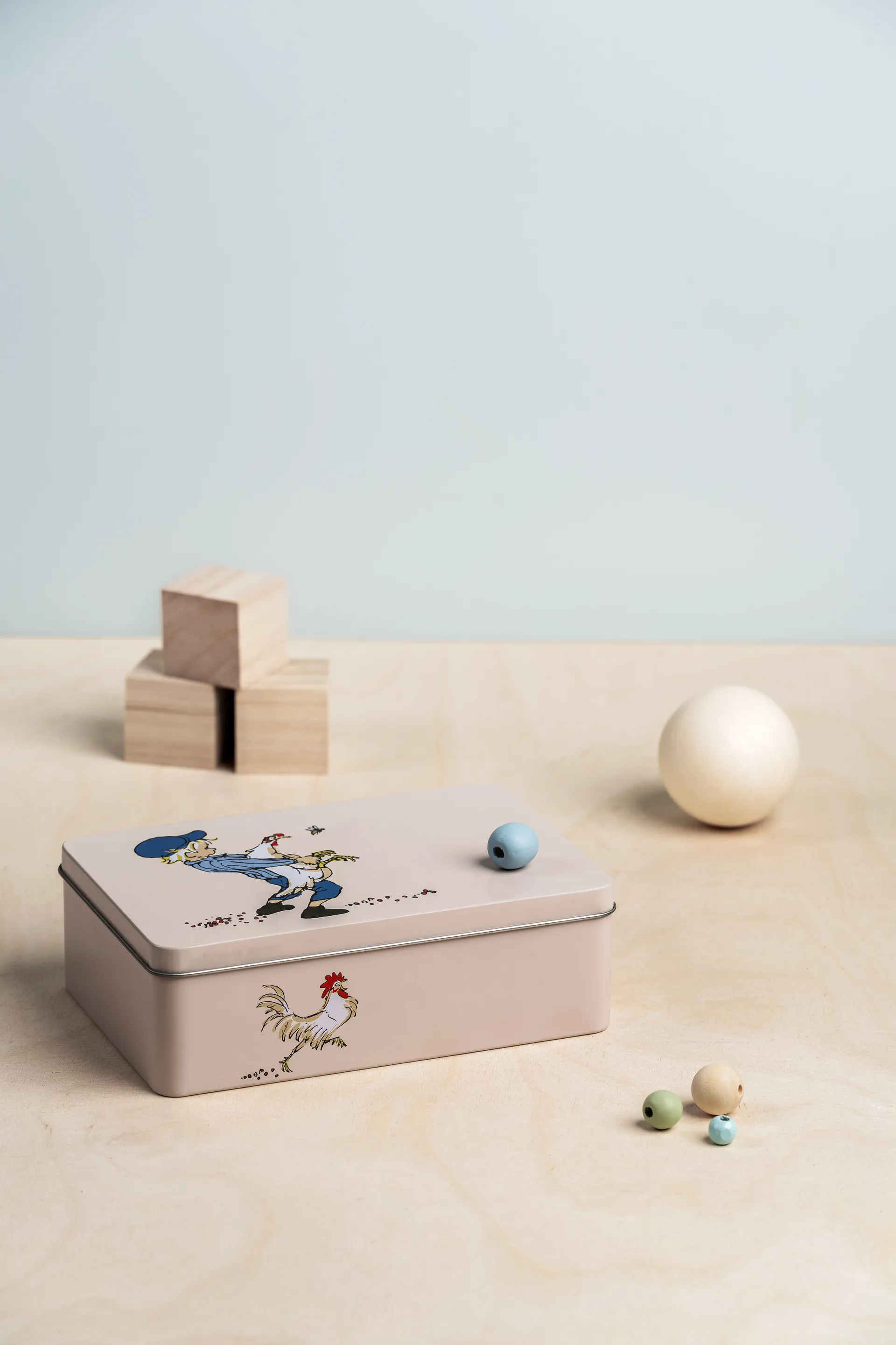 Emil plåtburk 18x12x6 cm, Cluck Cluck Muurla