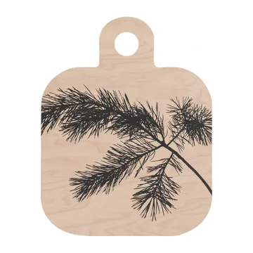 Forest skärbräda 25x32 cm - natur-svart - Muurla
