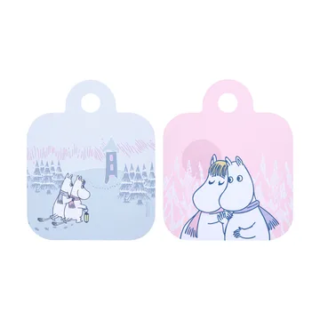 Frosty Day Mumin Chop & Serve bricka - 20x25 cm - Muurla
