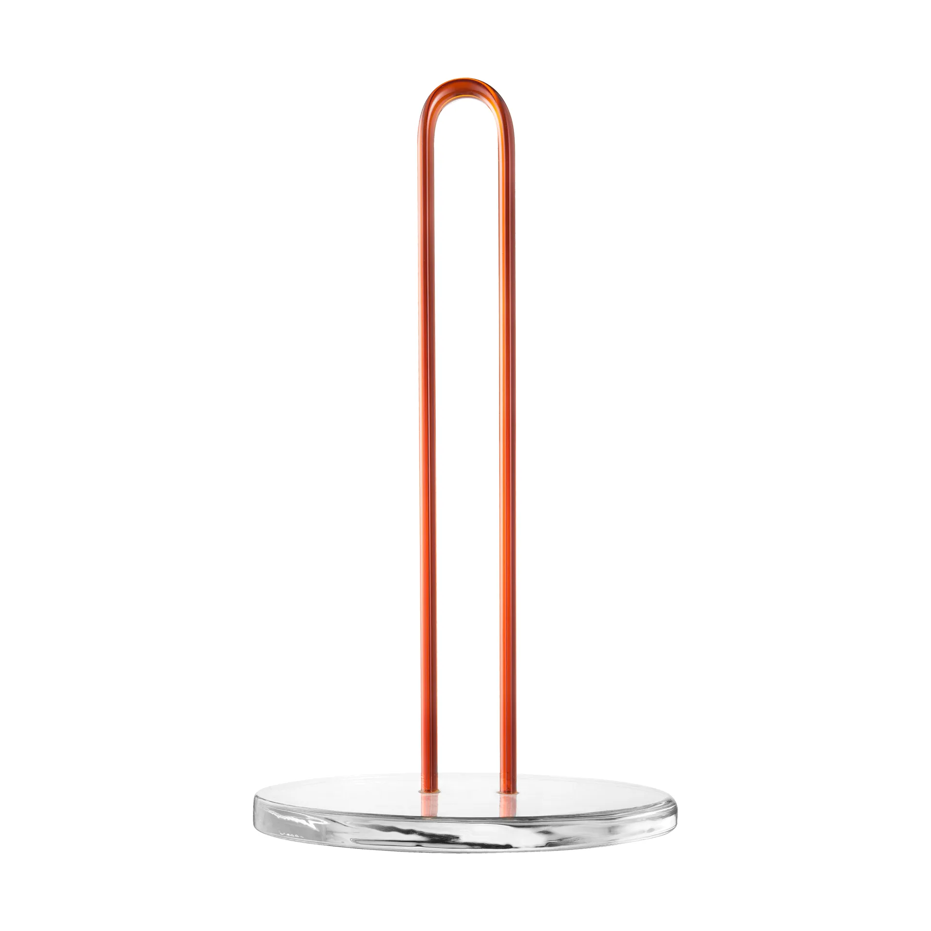 Loop hushållspappershållare 26 cm, Klar-amber Muurla