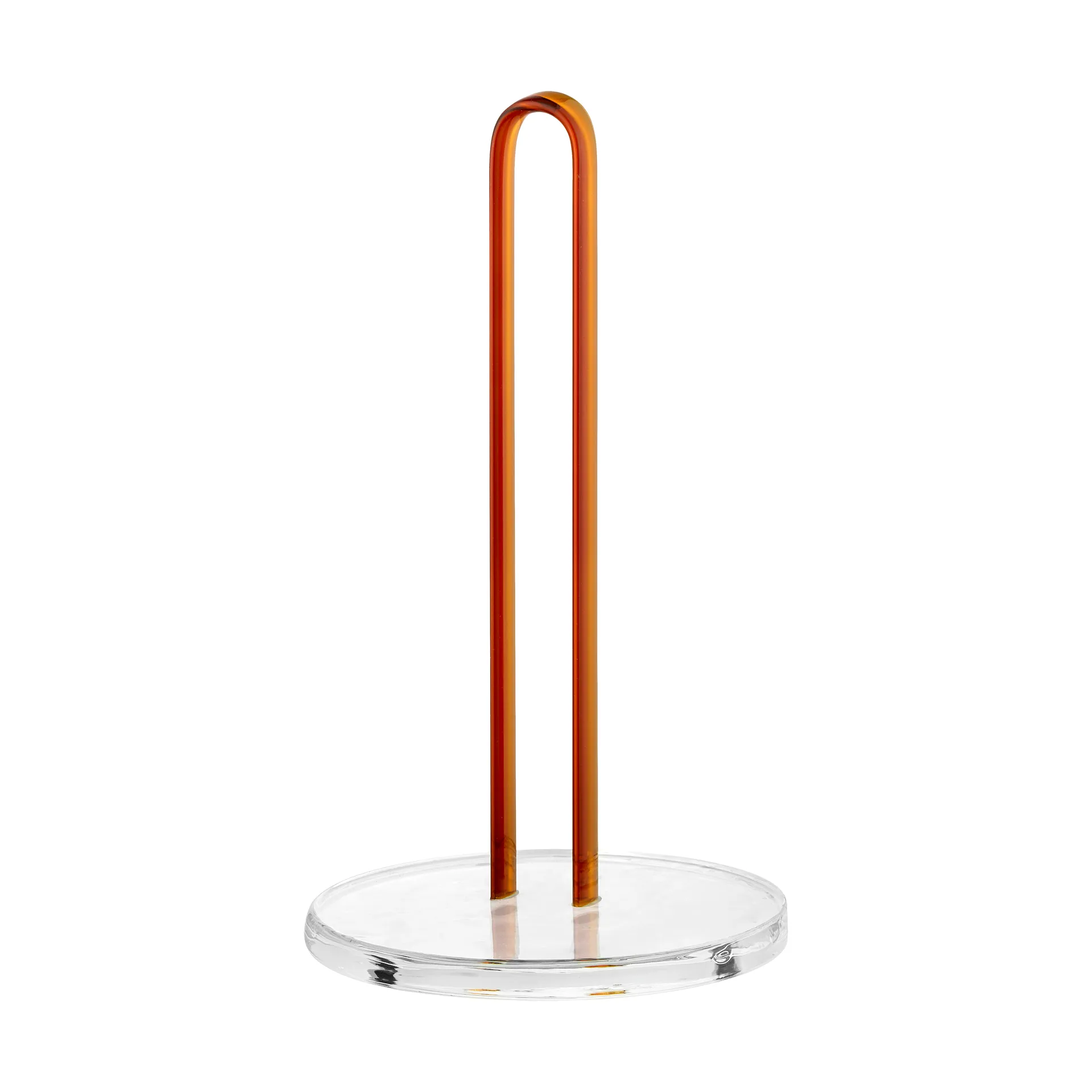 Loop hushållspappershållare 26 cm, Klar-amber Muurla