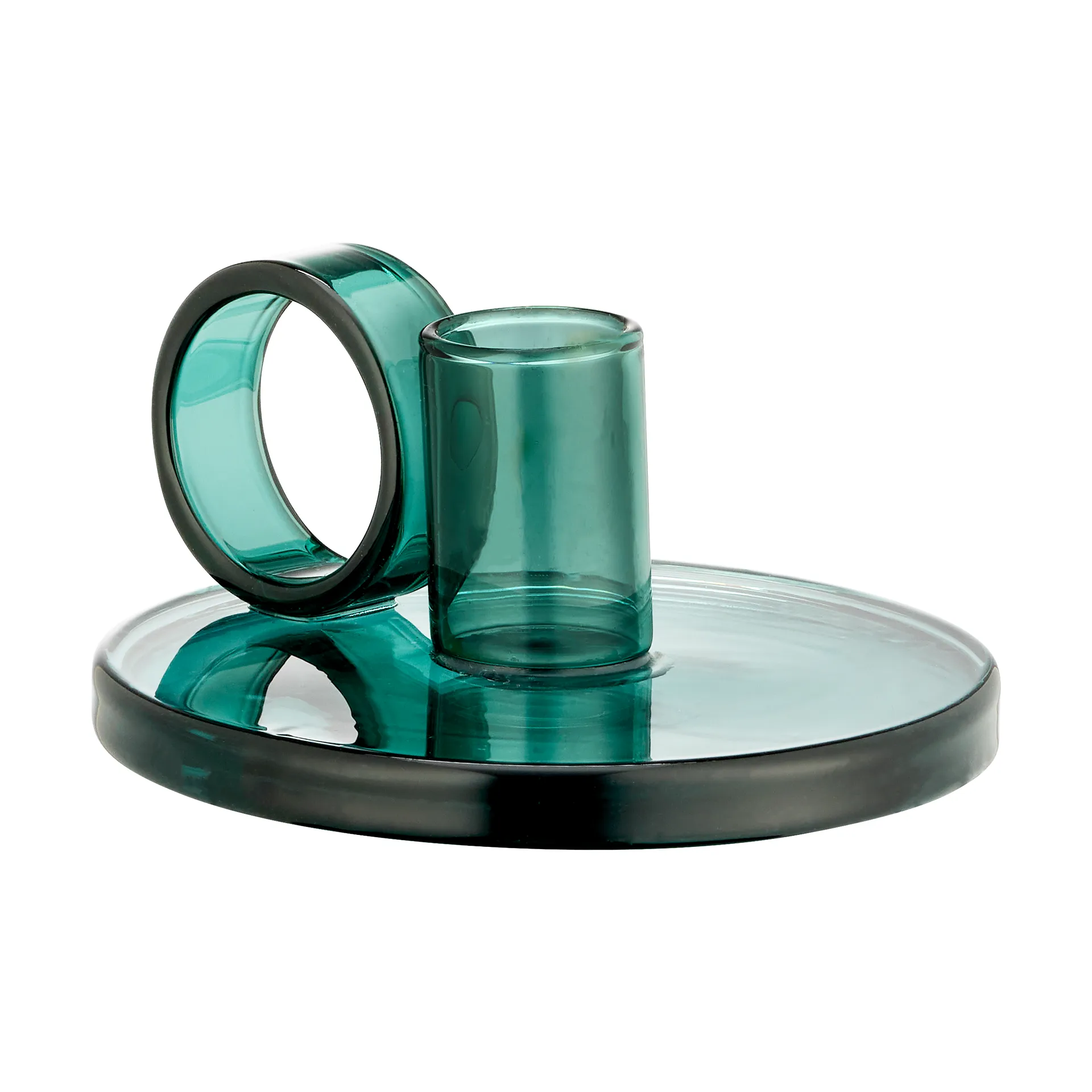 Loop ljusstake Ø11 cm, Teal Muurla